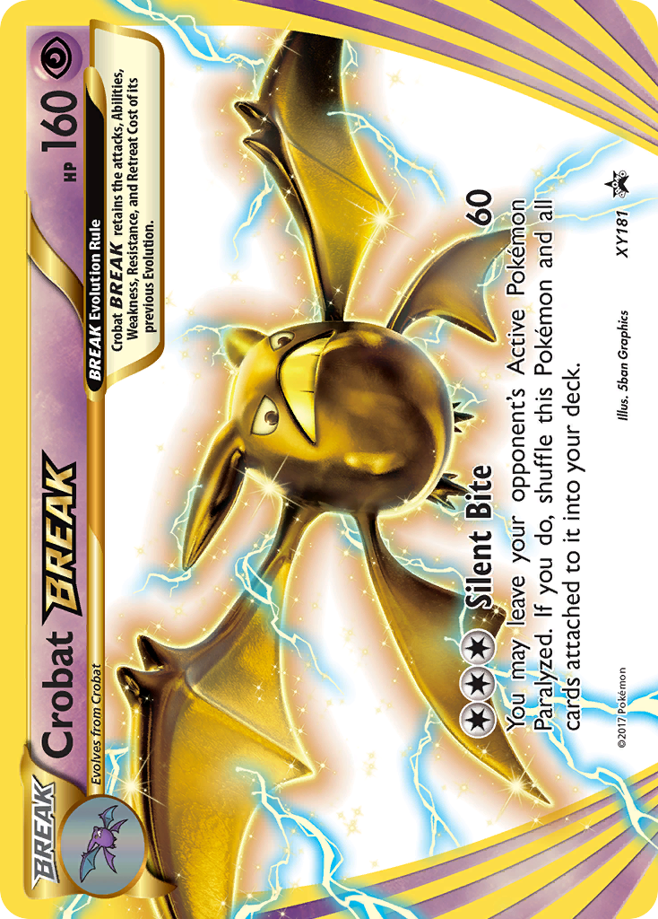Crobat BREAK (XY181) [XY: Black Star Promos] | Good Games Morley
