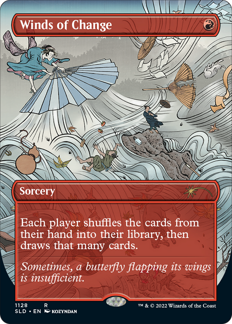 Winds of Change (Borderless) [Secret Lair Drop Series] | Good Games Morley