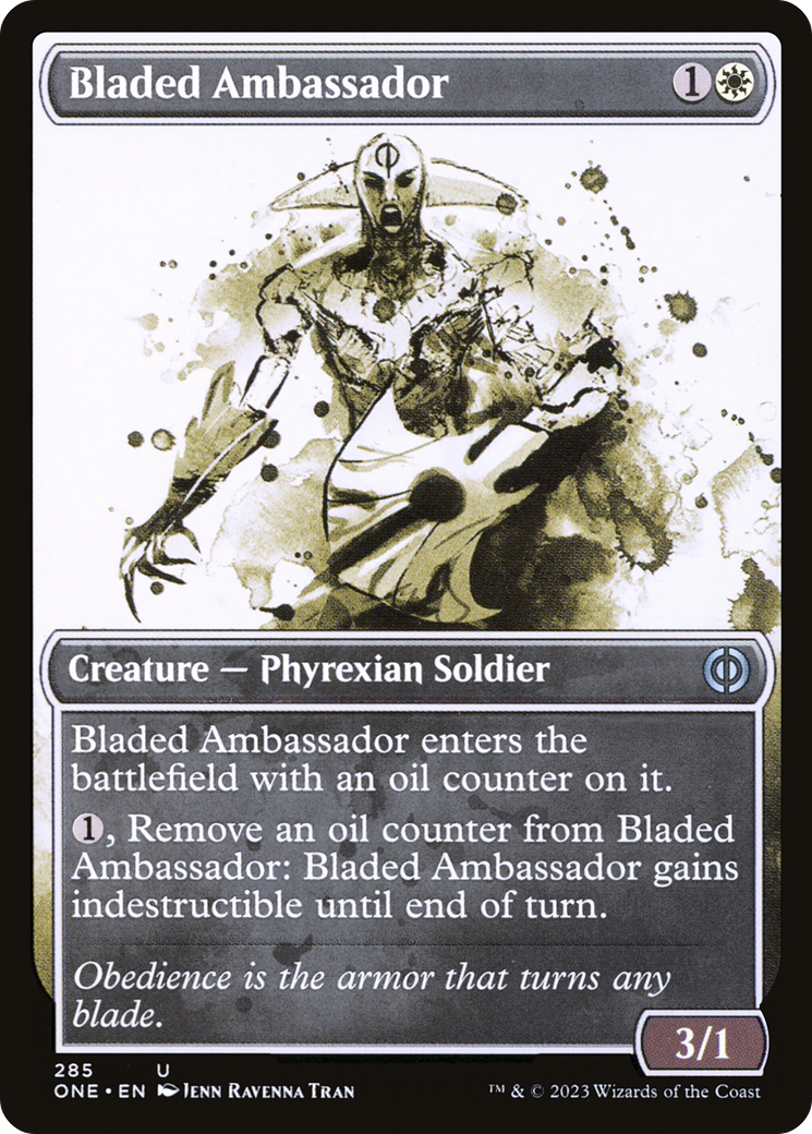 Bladed Ambassador (Showcase Ichor) [Phyrexia: All Will Be One] | Good Games Morley