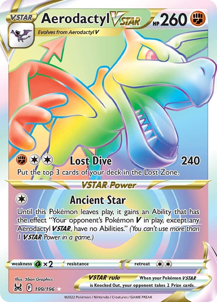 Aerodactyl VSTAR (199/196) [Sword & Shield: Lost Origin] | Good Games Morley