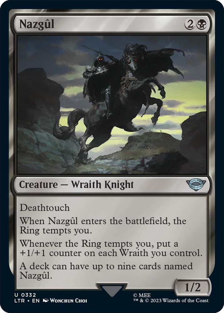 Nazgûl 332 (Universes Beyond: The Lord of the Rings: Tales of Middle-earth)  - Foil | Good Games Morley