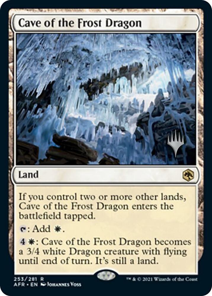 Cave of the Frost Dragon 253p/241 (Promo Pack: Adventures in the Forgotten Realms)  - Foil | Good Games Morley