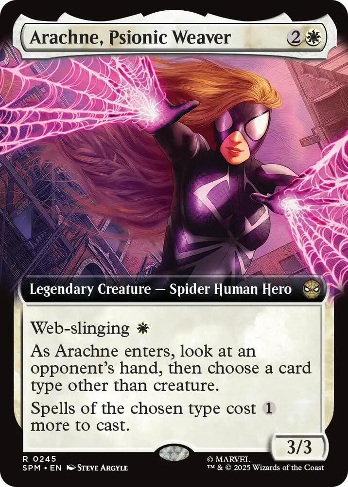 Arachne, Psionic Weaver 245/198 (Marvel's Spider-Man)  - Extended Art Foil | Good Games Morley