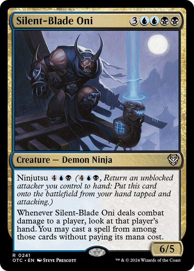 Silent-Blade Oni [Outlaws of Thunder Junction Commander] | Good Games Morley