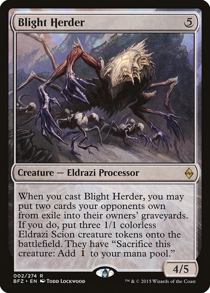 Blight Herder 2/274 (Battle for Zendikar)  - Foil | Good Games Morley