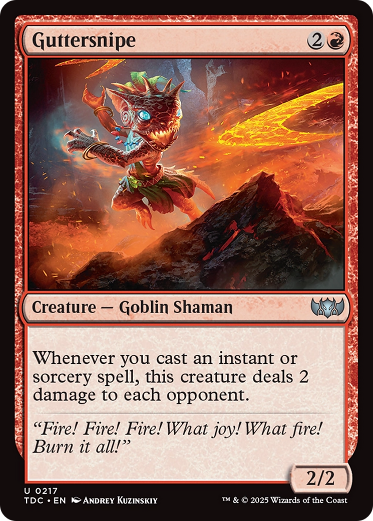 Guttersnipe [Tarkir: Dragonstorm Commander] | Good Games Morley