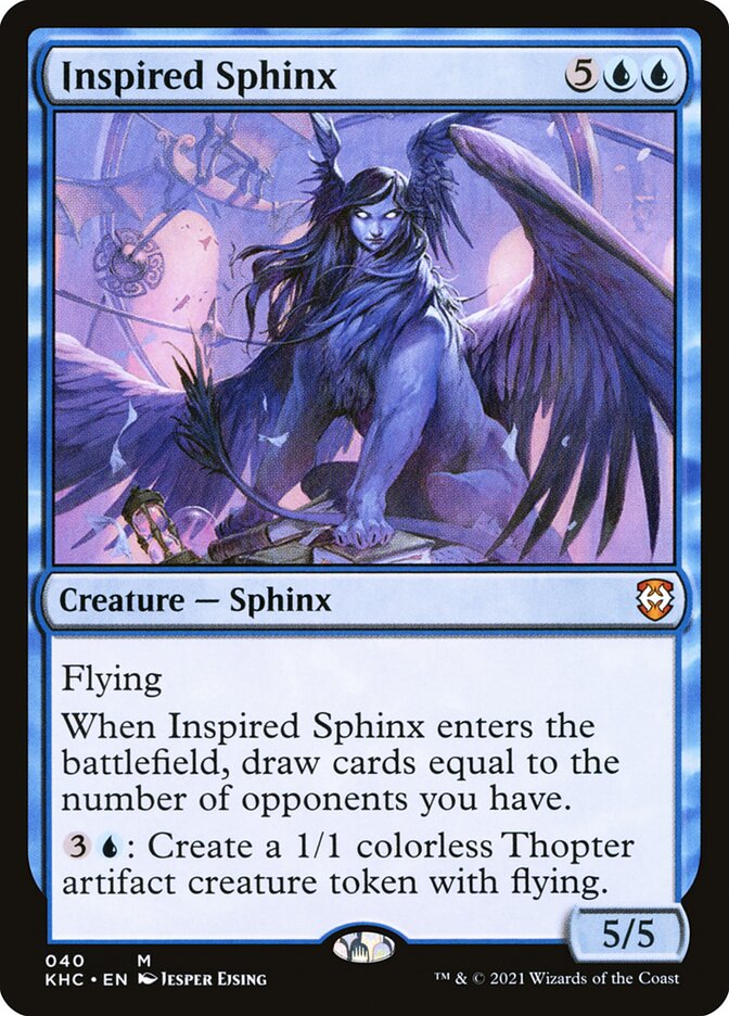 Inspired Sphinx 40/1 (Commander: Kaldheim)  | Good Games Morley