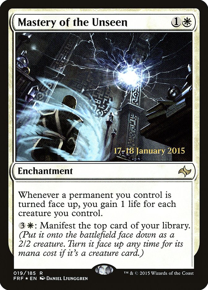 Mastery of the Unseen [Fate Reforged Prerelease Promos] | Good Games Morley