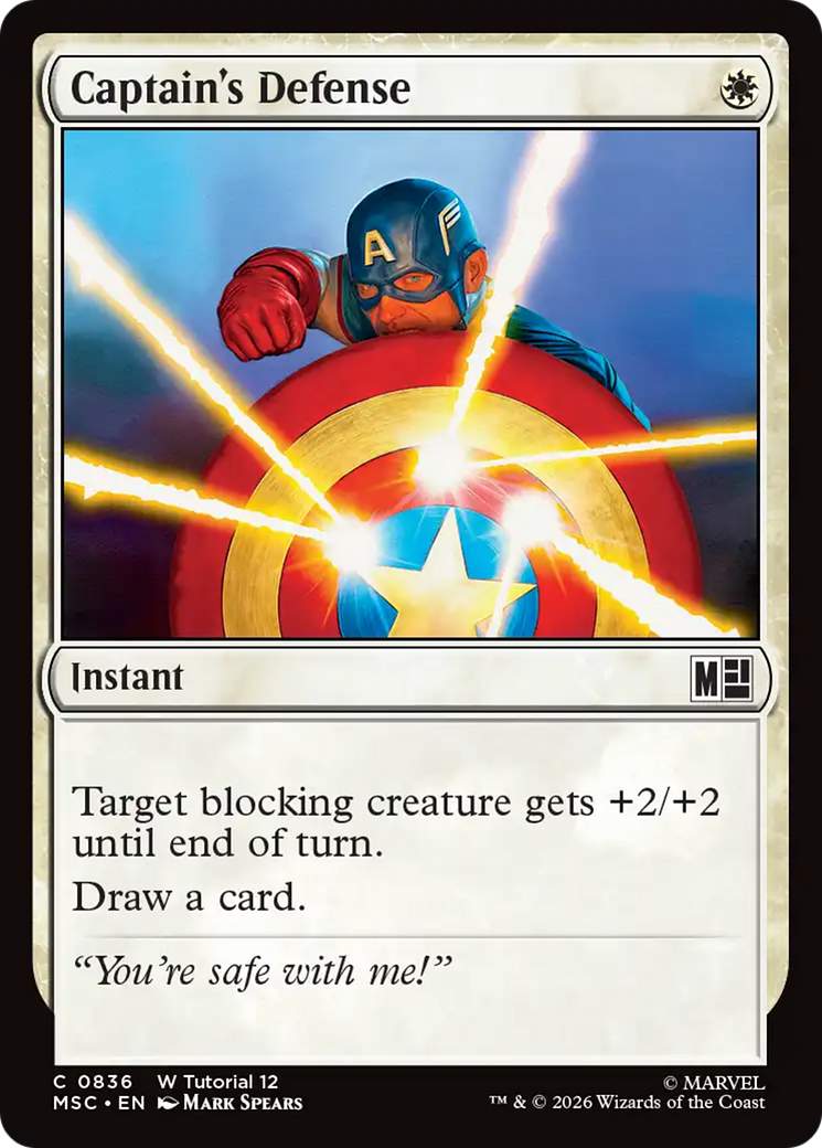 Captain's Defense [Marvel Super Heroes Commander] | Good Games Morley