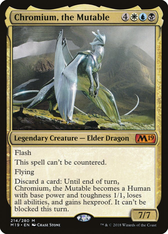 Chromium, the Mutable 214/280 (Core Set 2019)  | Good Games Morley