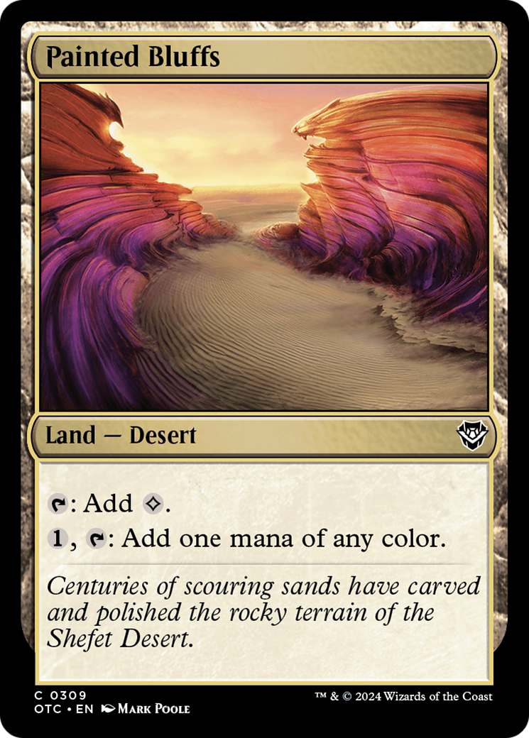 Painted Bluffs [Outlaws of Thunder Junction Commander] | Good Games Morley