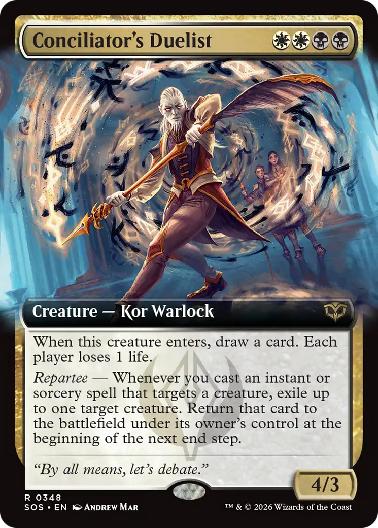 Conciliator's Duelist (Extended Art) [Secrets of Strixhaven] | Good Games Morley