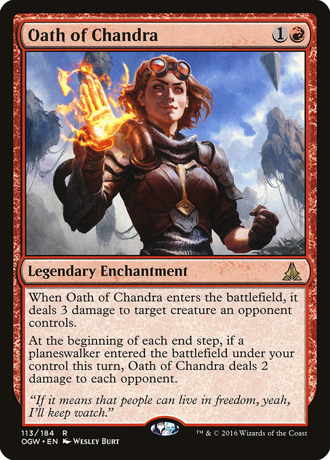Oath of Chandra 113/184 (Oath of the Gatewatch)  | Good Games Morley
