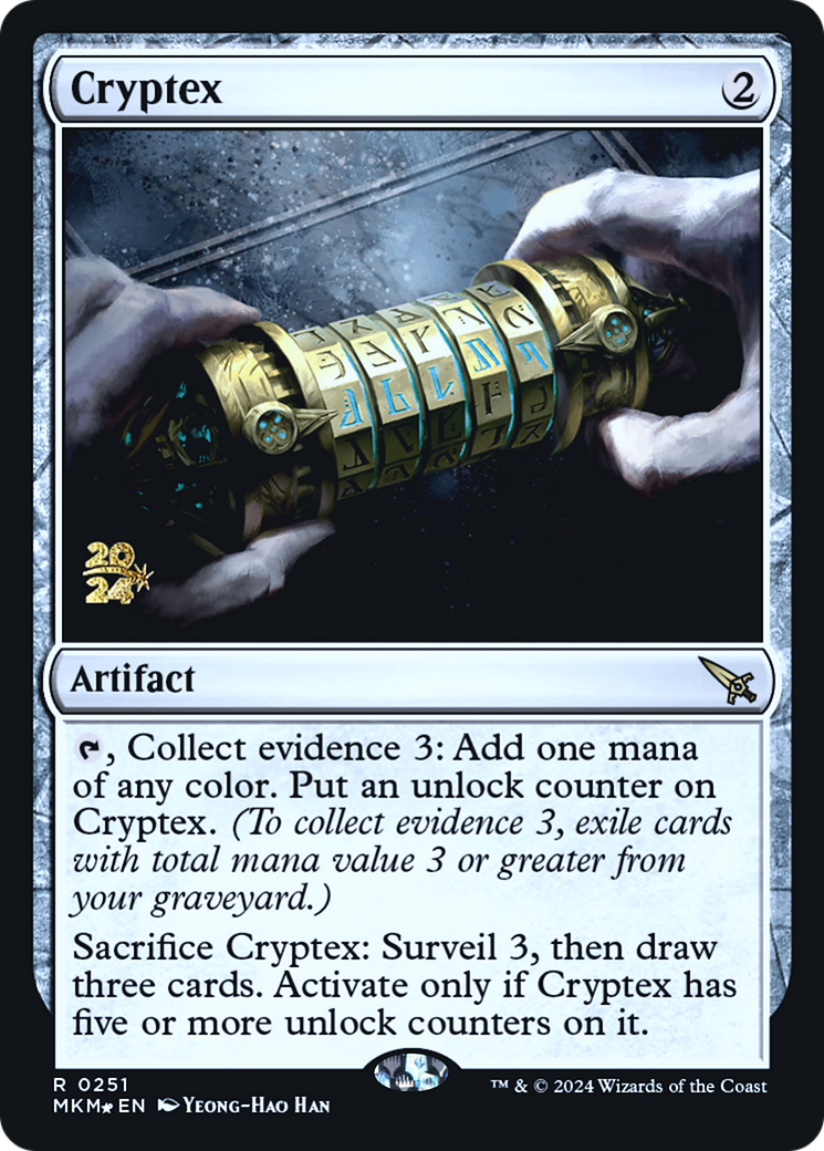Cryptex [Murders at Karlov Manor Prerelease Promos] | Good Games Morley