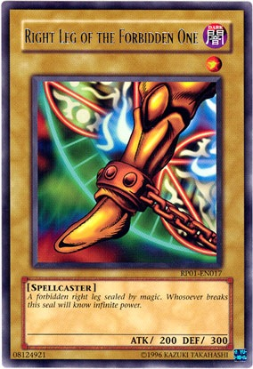 Right Leg of the Forbidden One [RP01-EN017] Rare | Good Games Morley