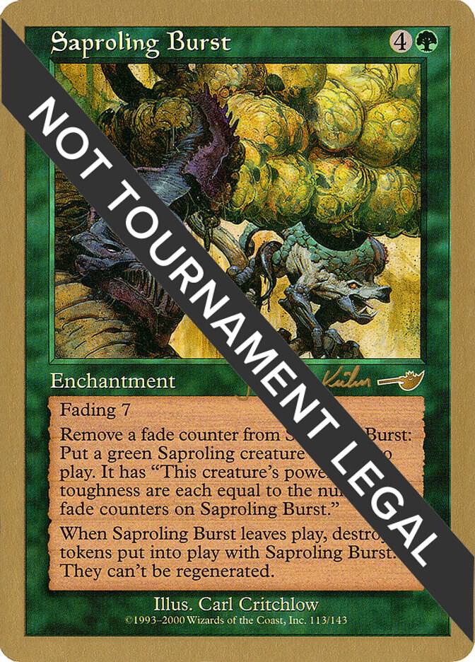 Saproling Burst 2000 Janosch Kuhn NMS jk113/117 (World Championship Decks)  | Good Games Morley