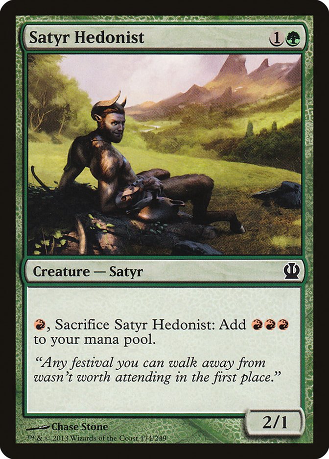 Satyr Hedonist 174/249 (Theros)  | Good Games Morley
