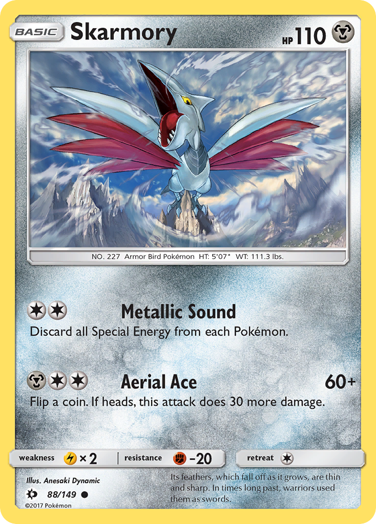 Skarmory (88/149) [Sun & Moon: Base Set] | Good Games Morley