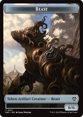 Construct // Beast (0011) Double-Sided Token [Aetherdrift Tokens] | Good Games Morley