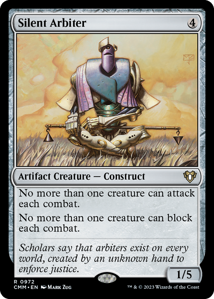 Silent Arbiter [Commander Masters] | Good Games Morley