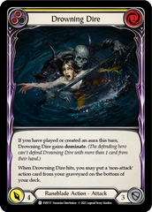 Drowning Dire (Yellow) [EVR111] (Everfest)  1st Edition Rainbow Foil | Good Games Morley