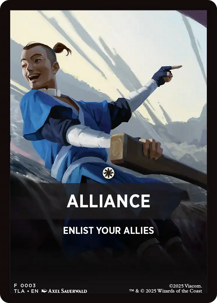 Alliance Theme Card [Avatar: The Last Airbender Tokens] | Good Games Morley