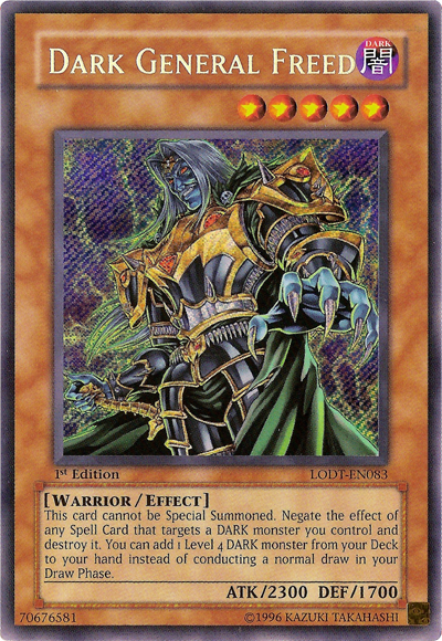 Dark General Freed [LODT-EN083] Secret Rare | Good Games Morley