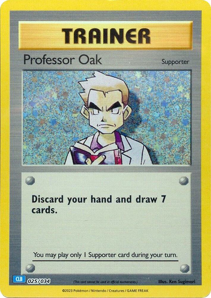 Professor Oak CLB 025/034 (Trading Card Game Classic)  - Holofoil | Good Games Morley