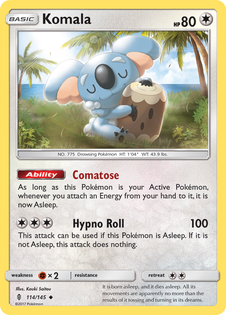Komala (114/145) [Sun & Moon: Guardians Rising] | Good Games Morley