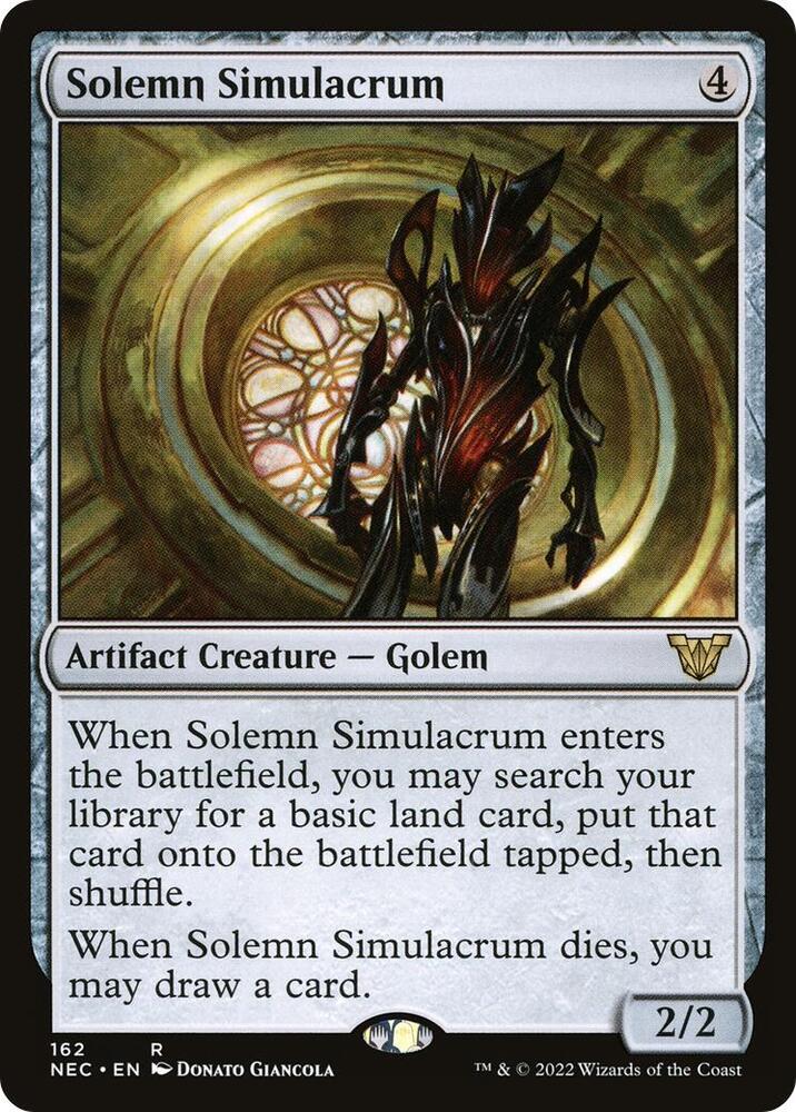 Solemn Simulacrum 162/38 (Commander: Kamigawa: Neon Dynasty)  | Good Games Morley