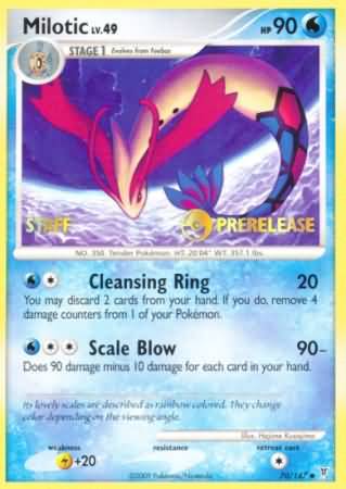 Milotic (70/147) (Staff Prerelease Promo) [Nintendo: Black Star Promos] | Good Games Morley