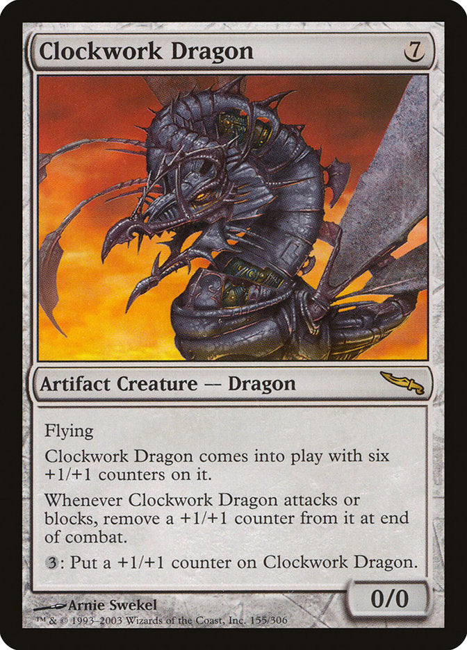 Clockwork Dragon 155 (Mirrodin)  - Foil | Good Games Morley