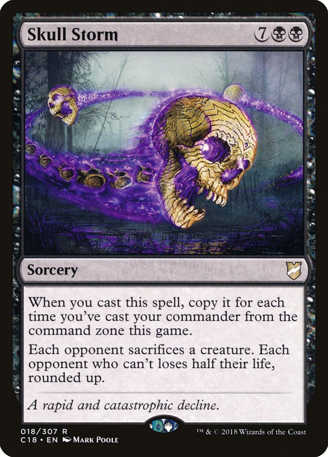 Skull Storm 18/307 (Commander 2018)  | Good Games Morley