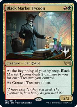 Black Market Tycoon 167 (Promo Pack: Streets of New Capenna)  - Foil | Good Games Morley