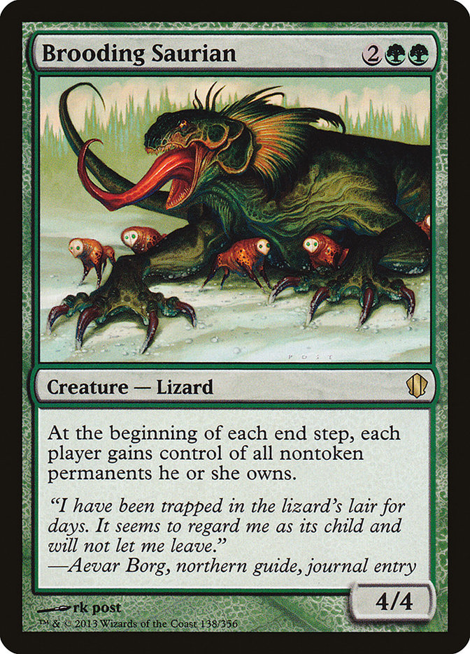 Brooding Saurian 138/356 (Commander 2013)  | Good Games Morley