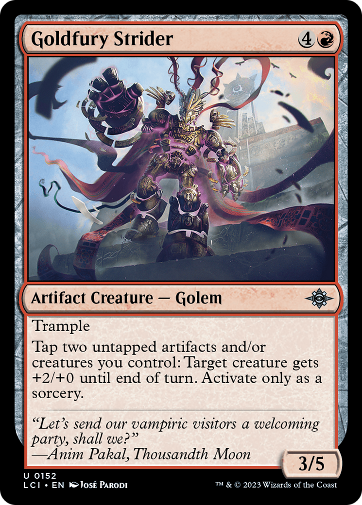 Goldfury Strider [The Lost Caverns of Ixalan] | Good Games Morley