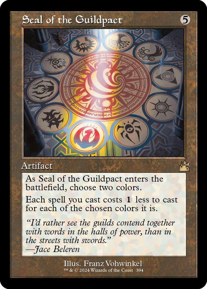 Seal of the Guildpact 394/291 (Ravnica Remastered)  - Retro | Good Games Morley