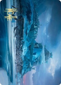 Port of Karfell Art Card (Gold-Stamped Signature) [Kaldheim Art Series] | Good Games Morley