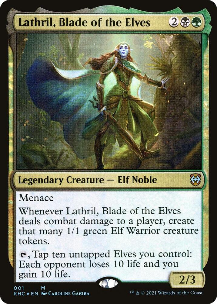 Lathril, Blade of the Elves 1/1 (Commander: Kaldheim)  - Foil | Good Games Morley