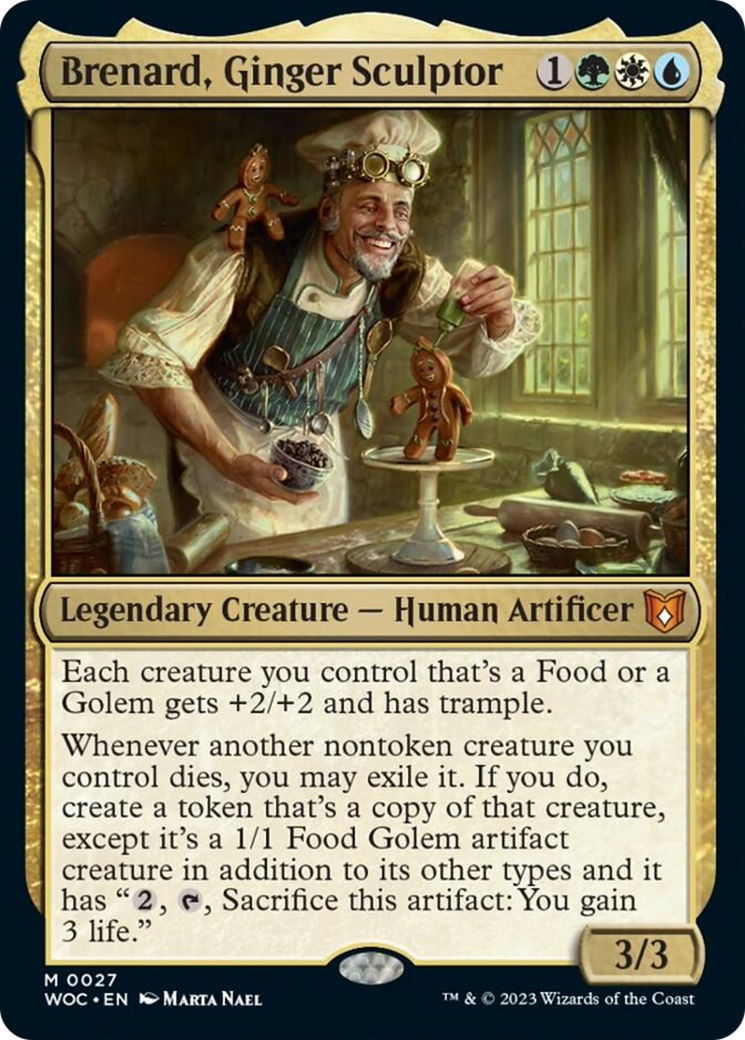 Brenard, Ginger Sculptor [Wilds of Eldraine Commander] | Good Games Morley