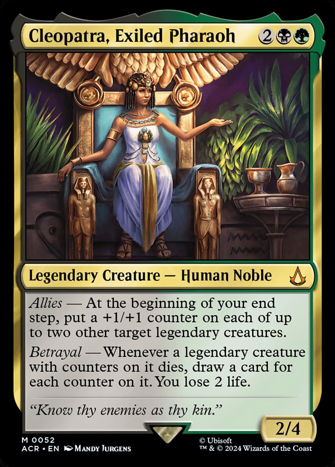 Cleopatra, Exiled Pharaoh 52/110 (Universes Beyond: Assassin's Creed)  | Good Games Morley