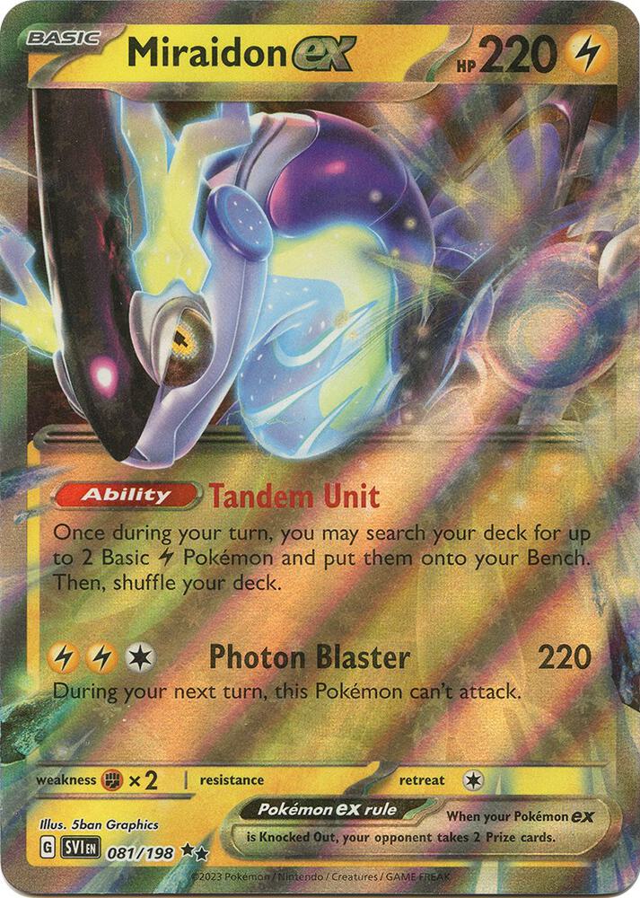 Miraidon ex 081/198 (SV01: Scarlet & Violet Base Set)  - Holofoil | Good Games Morley