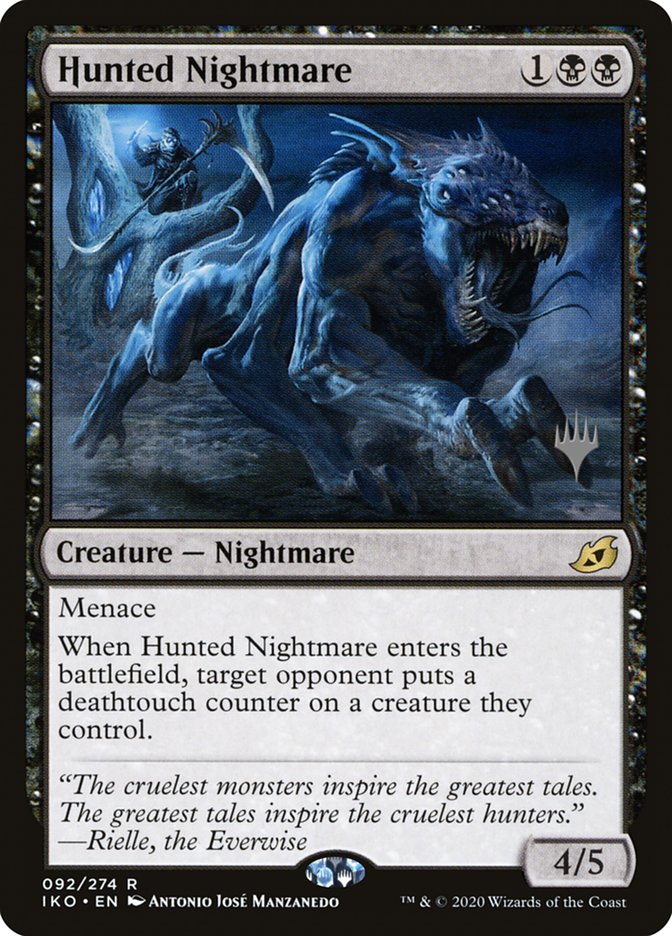 Hunted Nightmare (Promo Pack) [Ikoria: Lair of Behemoths Promos] | Good Games Morley