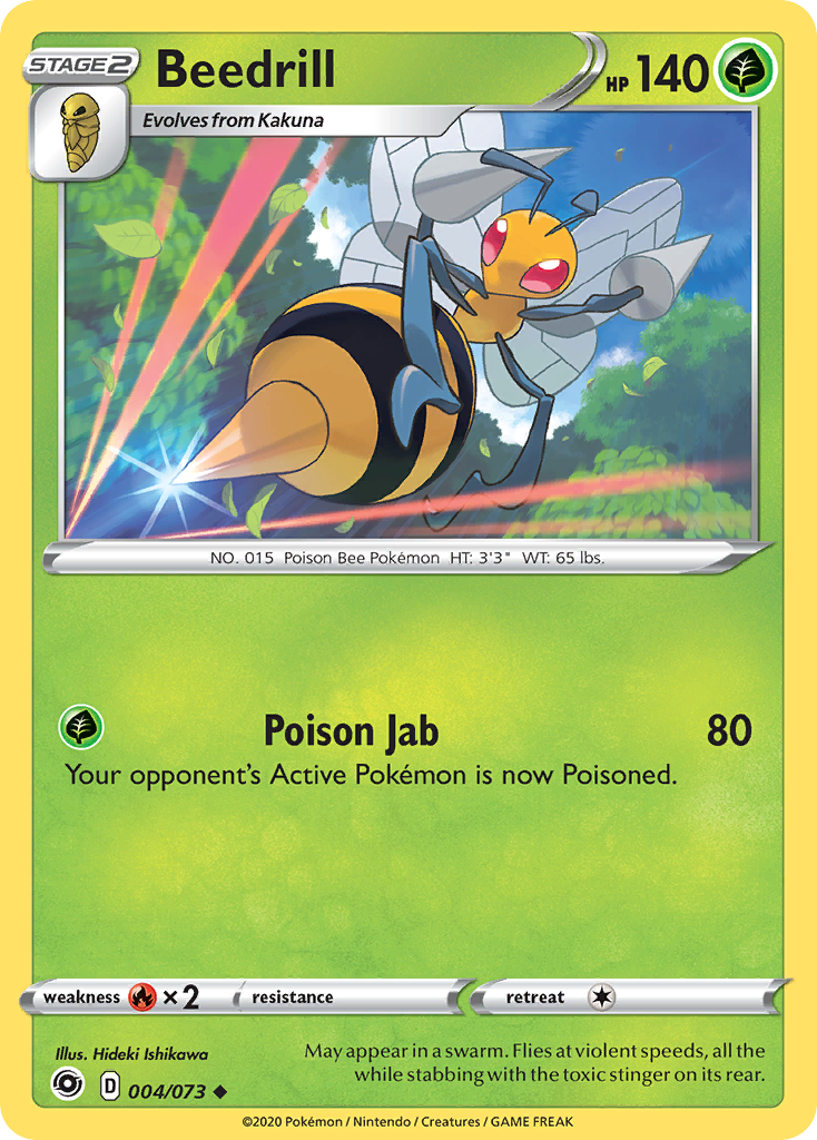 Beedrill (004/073) [Sword & Shield: Champion's Path] | Good Games Morley