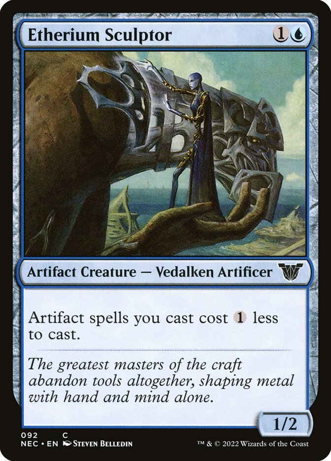 Etherium Sculptor 92/38 (Commander: Kamigawa: Neon Dynasty)  | Good Games Morley
