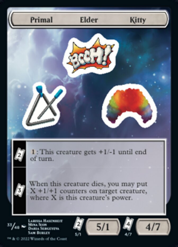 Primal Elder Kitty [Unfinity Stickers] | Good Games Morley