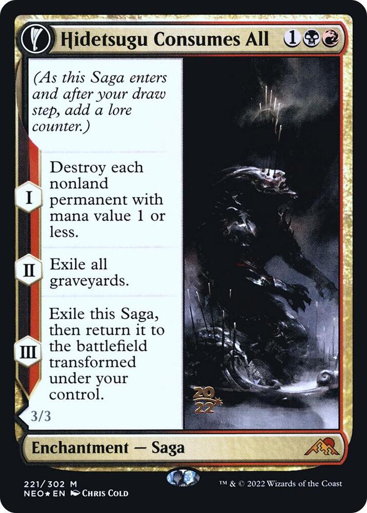 Hidetsugu Consumes All 221s/157 (Prerelease Cards)  - Foil | Good Games Morley