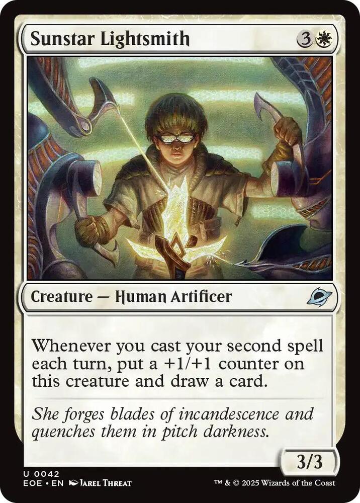 Sunstar Lightsmith 42 (Edge of Eternities)  - Foil | Good Games Morley
