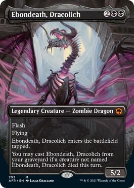 Ebondeath Dracolich Borderless 292 (Adventures in the Forgotten Realms)  | Good Games Morley