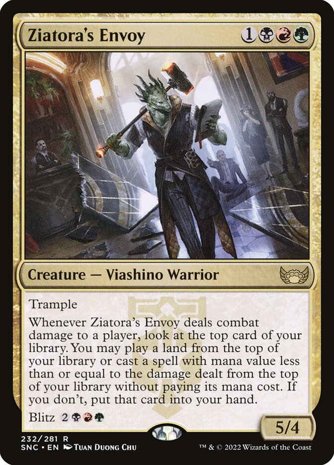 Ziatora's Envoy 232/281 (Streets of New Capenna)  - Foil | Good Games Morley
